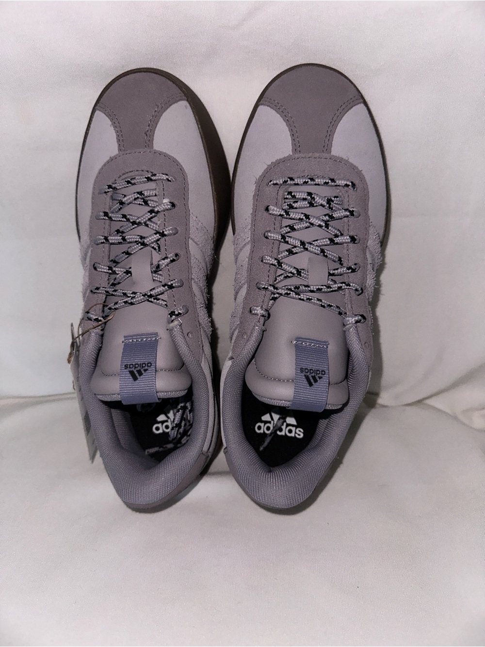 Adidas Men’s VL Court 3.0 Grey Athletic Sneakers Size 5.5